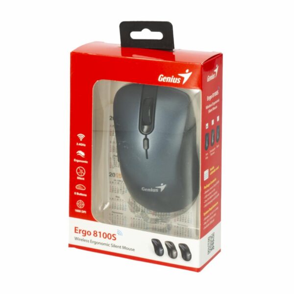 Mouse Ergo 8100S GENIUS Wireless - Imagen 3