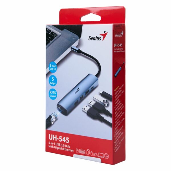 Hub Multifunción USB 5 En 1 GENIUS 5 Gbps - Imagen 2