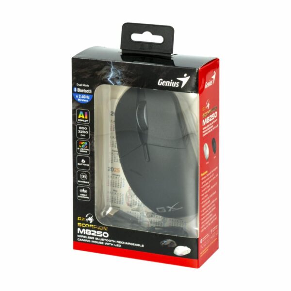 Mouse Scorpion M8250 GENIUS Wireless - Imagen 3