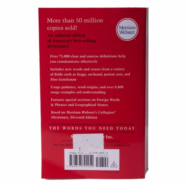 Libro Dictionary The Merriam Webster WEBSTER 927 Páginas - Imagen 2