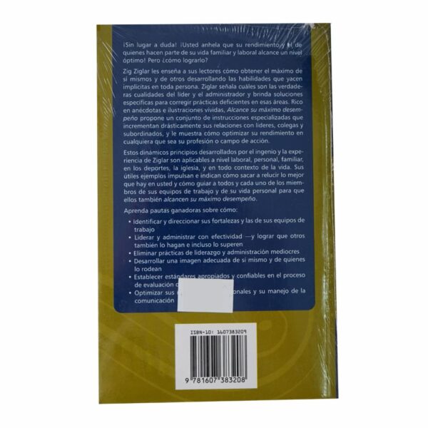 Libro Alcance Su Máximo Desempeño TALLER DEL EXITO 286 Páginas - Imagen 2