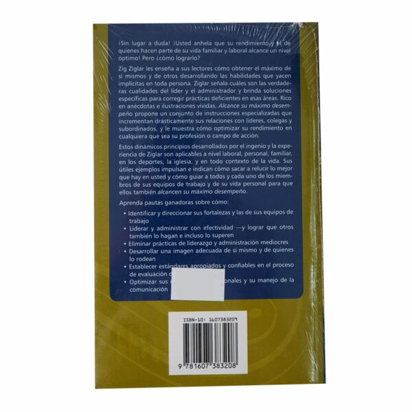 Libro Alcance Su Máximo Desempeño TALLER DEL ÉXITO 286 Páginas - Imagen 2