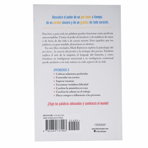 Libro Por Favor Perdón Gracias MR.BOOKS 181 Páginas - Imagen 2