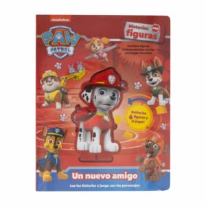 Libro Historias Con Figuras Paw Patrol Un Nuevo Amigo NICKELODEON 12 Páginas