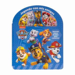 Libro Jugando Con Mis Amigos Paw Patrol NICKELODEON 10 Páginas