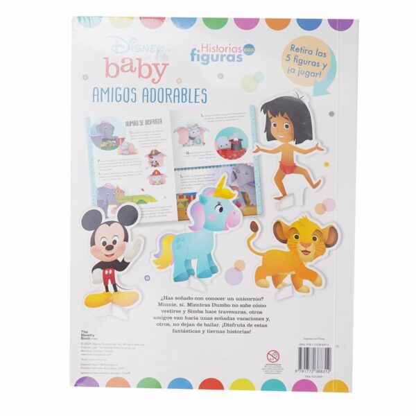 Libro Historias Con Figuras Amigos Adorables Disney Baby DISNEY 25 Páginas - Imagen 2