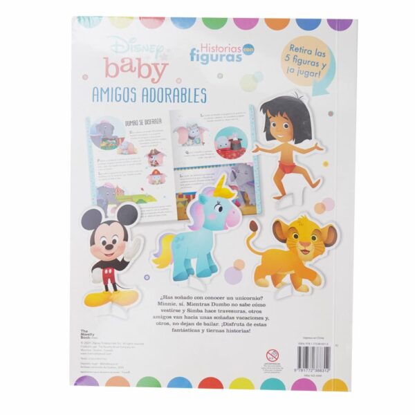 Libro Historias Con Figuras Amigos Adorables Disney Baby DISNEY 25 Páginas - Imagen 2