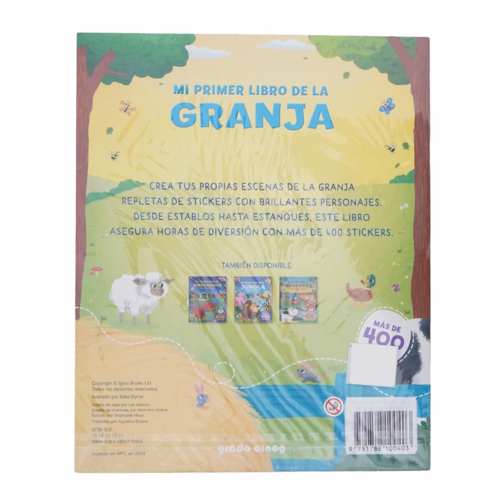 Libro Animales De La Granja+Stieckers LATINBOOKS 45 Páginas - Imagen 2