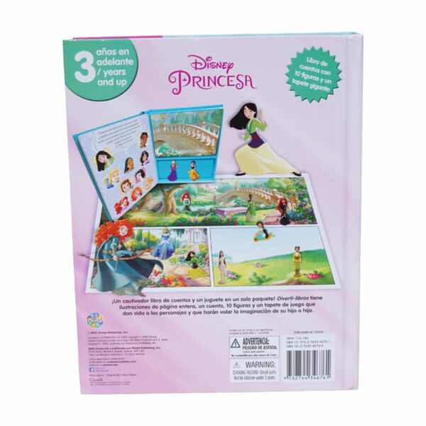 Libro Disney Princesa Grandes Aventuras Divertí-Libros DISNEY 10 Páginas - Imagen 2