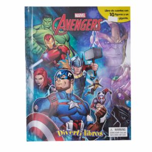 Libro Divertí Libros Avengers DISNEY 12 Páginas