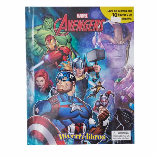 Libro Divertí Libros Avengers DISNEY 12 Páginas