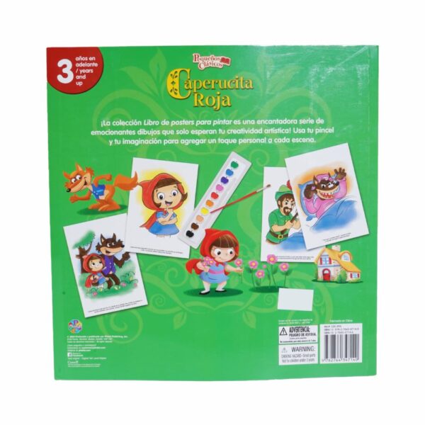 Libro Caperucita Roja + Acuarelas PHIDAL 23 Páginas - Imagen 2