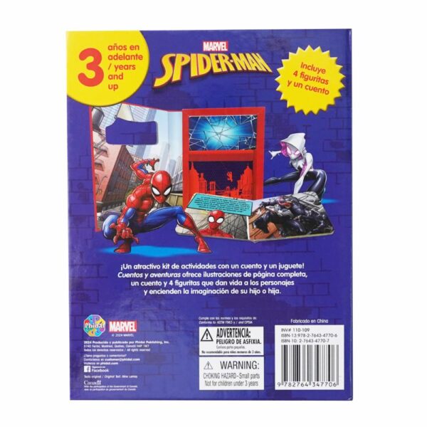 Libro Set Spider-Man Cuentos Y Aventuras PHIDAL 12 Páginas - Imagen 2