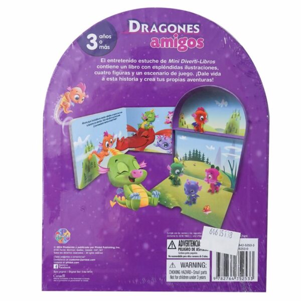Libro Dragones Amigos Mini Divertí Libros MR.BOOKS 15 Páginas - Imagen 2