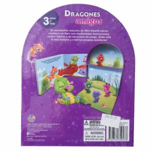 Libro Dragones Amigos Mini Divertí Libros MR.BOOKS 15 Páginas
