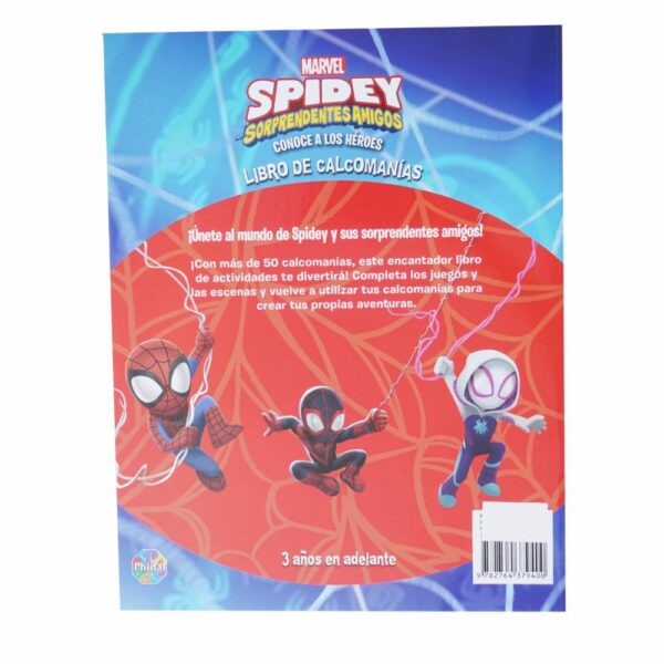 Libro Marvel Spidey Libro De Calcomanías DISNEY 16 Páginas - Imagen 2