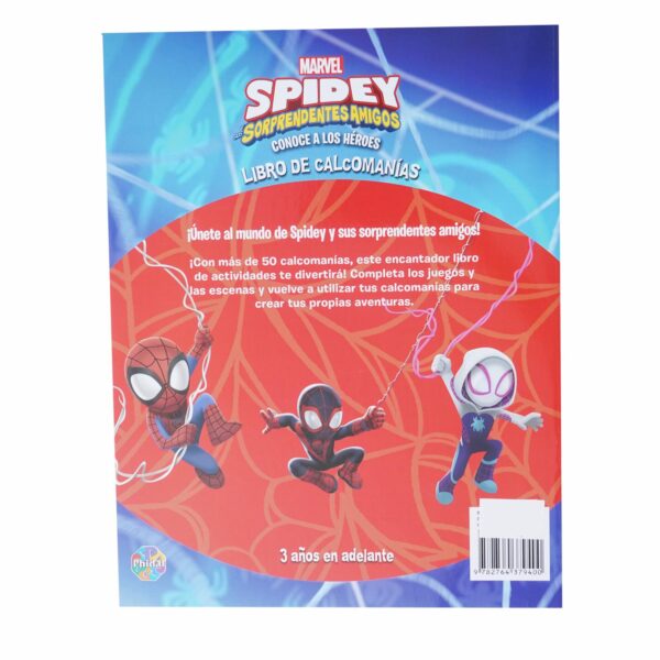 Libro Marvel Spidey Libro De Calcomanías DISNEY 16 Páginas - Imagen 2