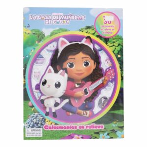 Libro La Casa De Muñecas De Gabby Calcomanías En Relieve PHIDAL 10 Páginas