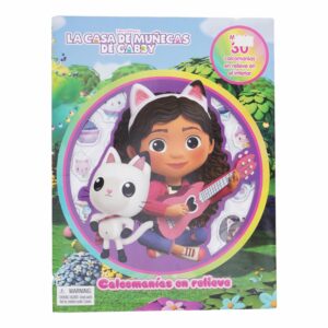 Libro La Casa De Muñecas De Gabby Calcomanías En Relieve PHIDAL 10 Páginas