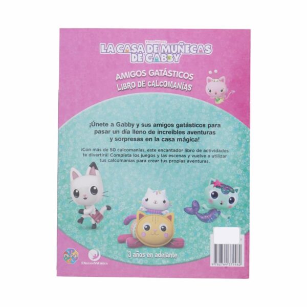 Libro La Casa De Muñecas De Gabby Amigos Gatasticos PHIDAL 16 Páginas - Imagen 2
