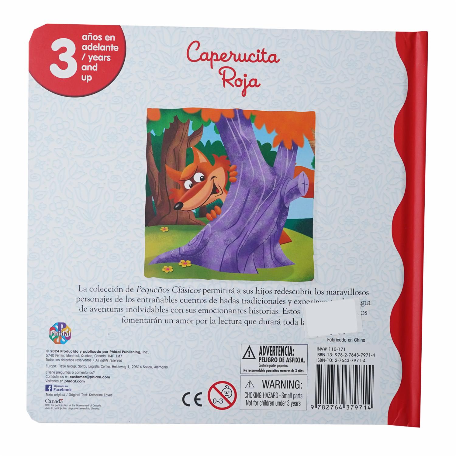 Libro Caperucita Roja Libro De Cartón Acolchado PHIDAL 24 Páginas - Imagen 2