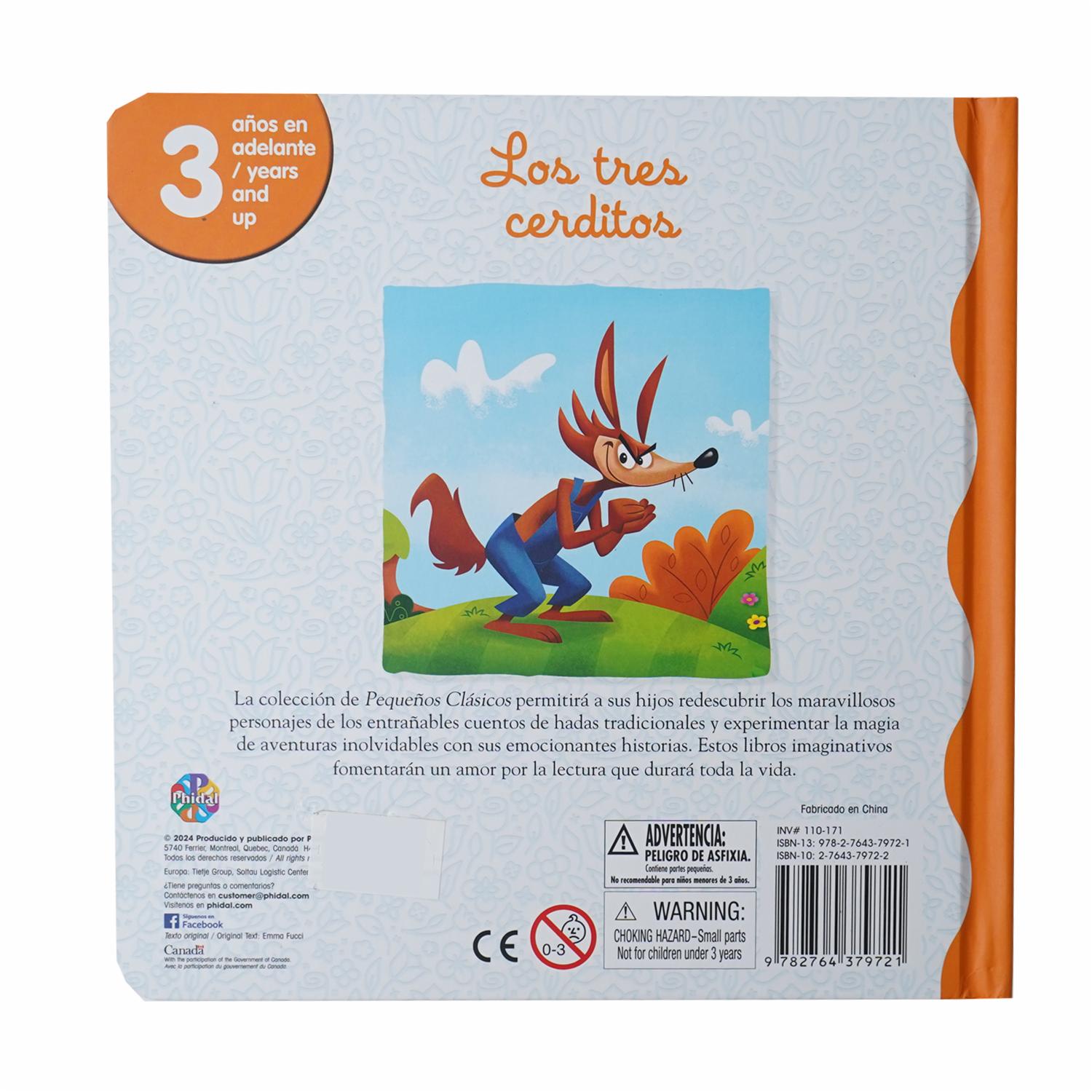 Libro Los Tres Cerditos PHIDAL 24 Páginas - Imagen 2