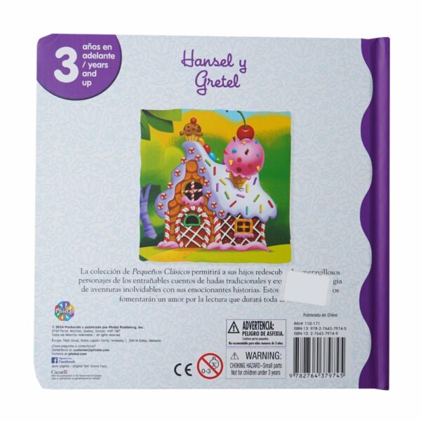 Libro Hansel Y Gretel Pequeños Clásicos PHIDAL 24 Páginas - Imagen 2
