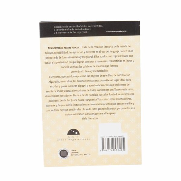 Libro De Escritores Poetas Y Locos LECTORUM 187 Páginas - Imagen 2