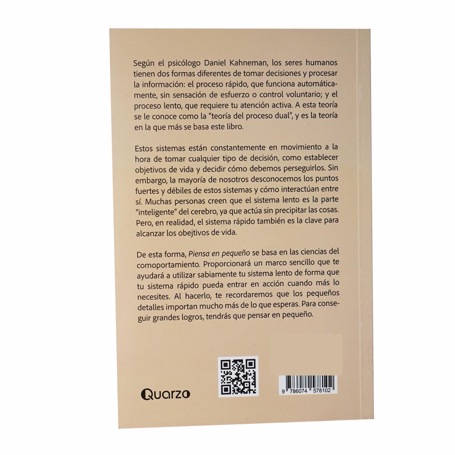 Libro Piensa En Pequeño QUARZO 235 Páginas