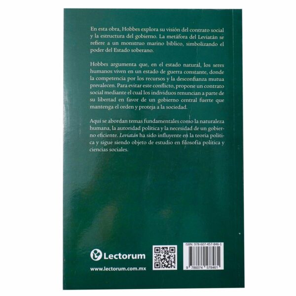 Libro Leviatán Parte I Y Ii LECTORUM 293 Páginas - Imagen 2