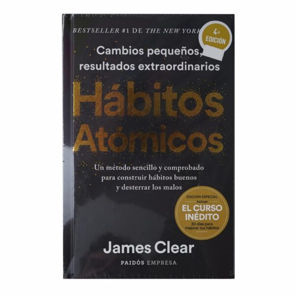 Libro Hábitos Atómicos Edición Especial PAIDOS 456 Páginas