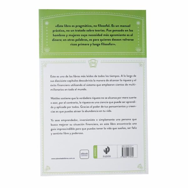 Libro La Ciencia De Hacerse Rico PAIDÓS 60 Páginas - Imagen 2