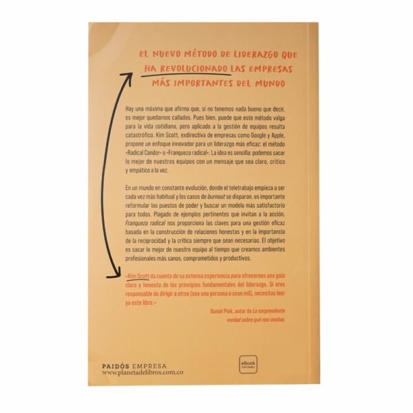 Libro Franqueza Radical PAIDOS 480 Páginas - Imagen 2