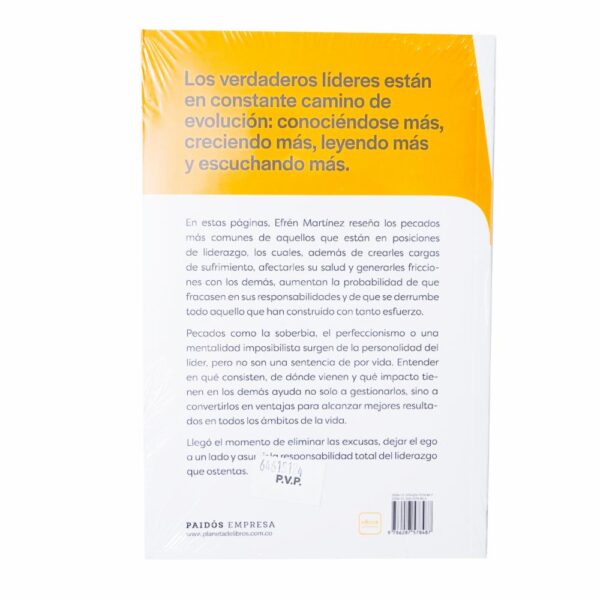 Libro Los 7 Pecados Del Líder PAIDÓS EMPRESA 183 Páginas - Imagen 2