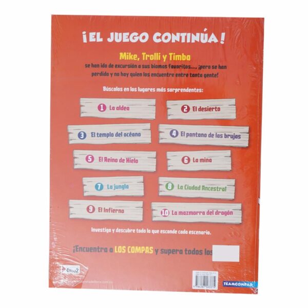 Libro El Escondite De Los Compas 2 Perdidos En Los Biomas MR.BOOKS 158 Páginas - Imagen 2
