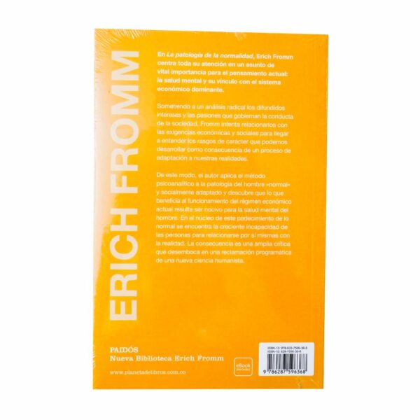 Libro La Patología De La Normalidad PAIDÓS 120 Páginas - Imagen 2