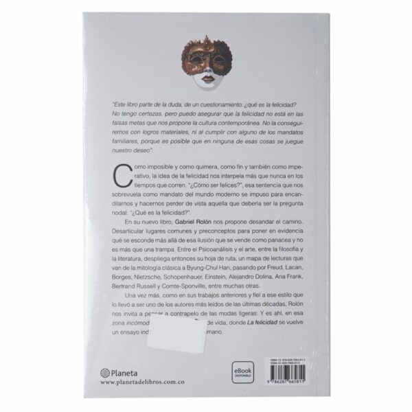 Libro La Felicidad PLANETA 390 Páginas - Imagen 2