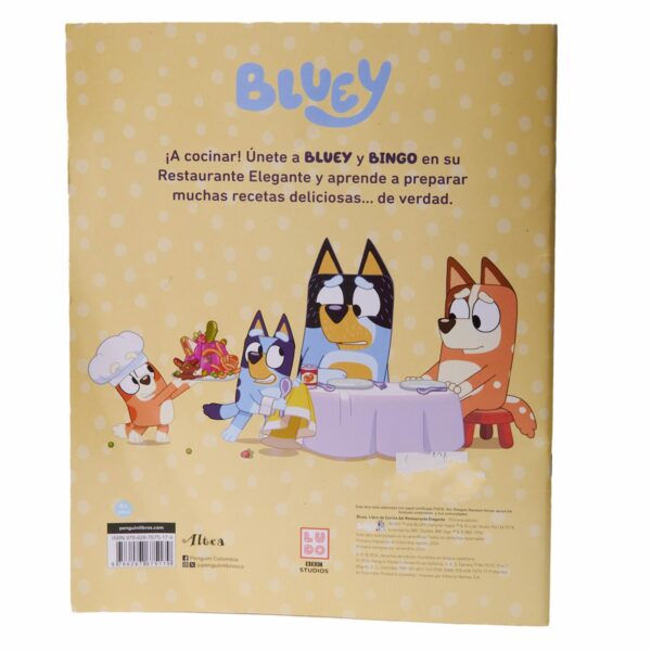 Libro Bluey 7 Libro De Cocina Del Restaurante DISNEY 45 Páginas - Imagen 2