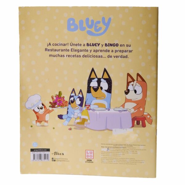 Libro Bluey 7 Libro De Cocina Del Restaurante DISNEY 45 Páginas - Imagen 2