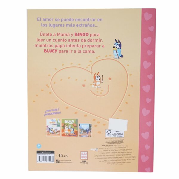 Libro Bluey Amor De Bluey DISNEY 15 Páginas - Imagen 2