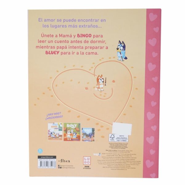 Libro Bluey Amor De Bluey DISNEY 15 Páginas - Imagen 2