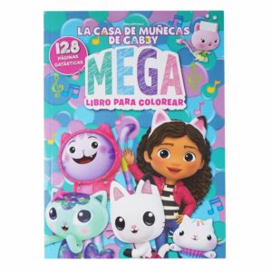 Libro La Casa De Muñecas De Gabby. Mega-Libro DREAM WORKS 25 Páginas