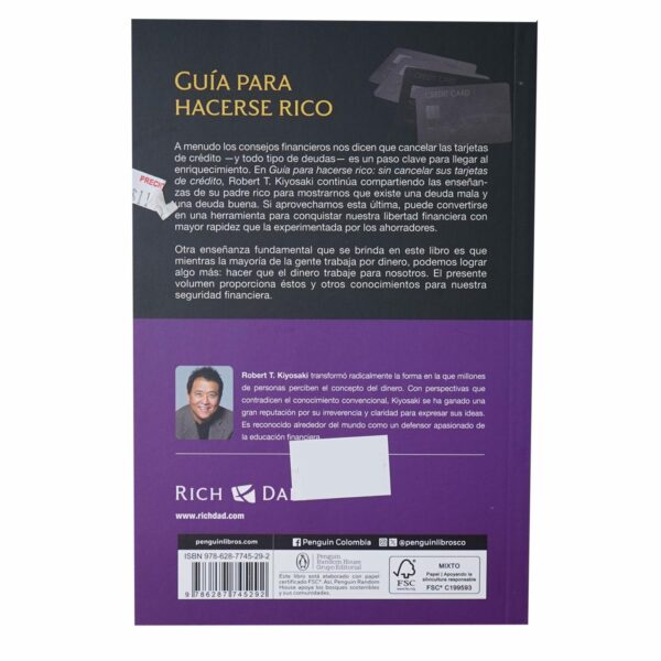 Libro Guía Para Hacerse Rico Sin Cancelar Sus Tarjetas De Crédito DEBOLSILLO 151 Páginas - Imagen 2
