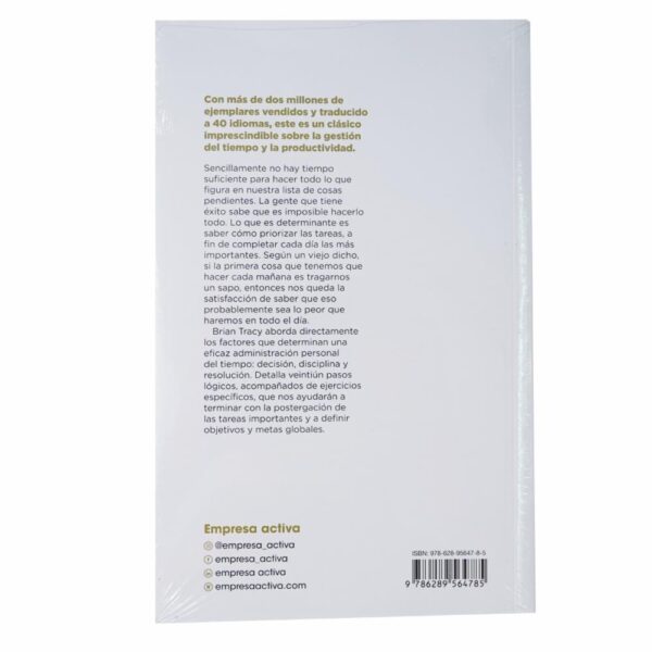 Libro Tráguese Ese Sapo EMPRESA ACTIVA 120 Páginas - Imagen 2