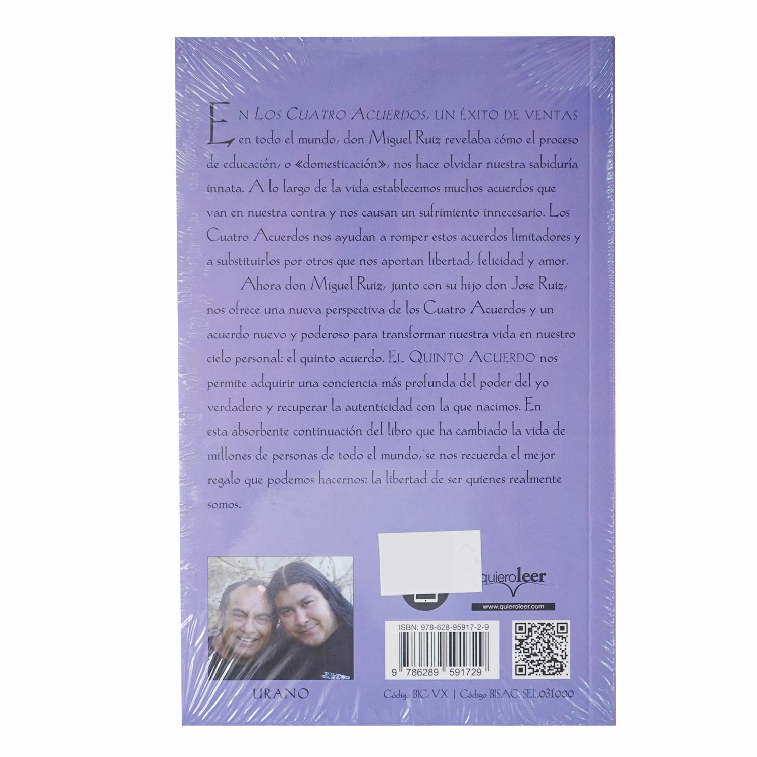 Libro El Quinto Acuerdo URANO 219 Páginas - Imagen 2