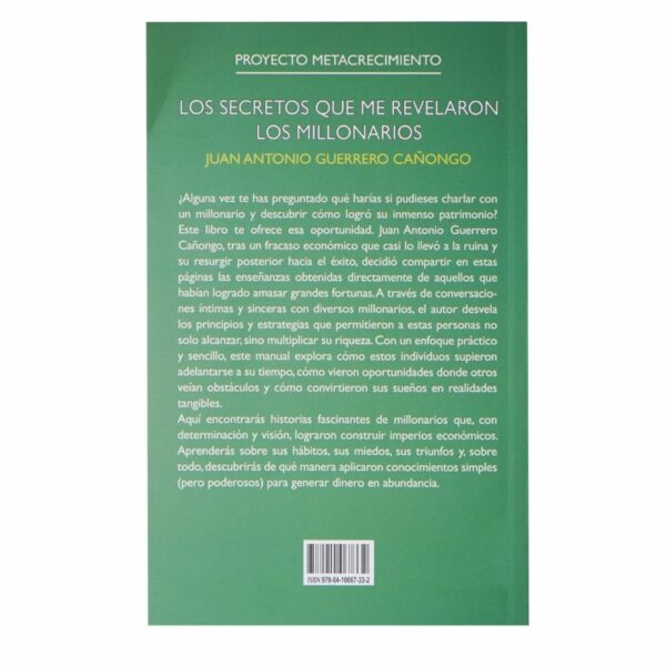 Libro Los Secretos Que Me Revelaron Los Millonarios MESTAS 125 Páginas - Imagen 2