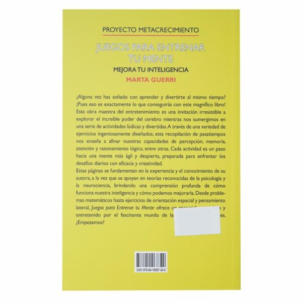 Libro Juegos Para Entrenar Tu Mente MESTAS 158 Páginas - Imagen 2