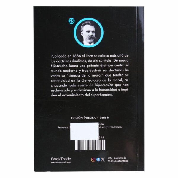 Libro Mas Alla Del Bien Y Del Mal FONTANA 250 Páginas - Imagen 2