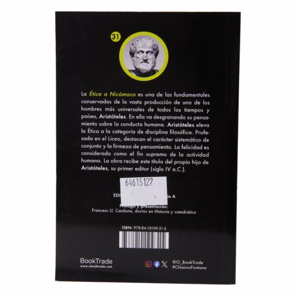 Libro Ética A Nicómaco FONTANA 347 Páginas - Imagen 2