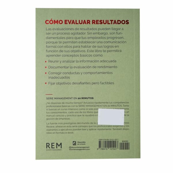 Libro Como Evaluar Resultados REVERTE 216 Páginas - Imagen 2